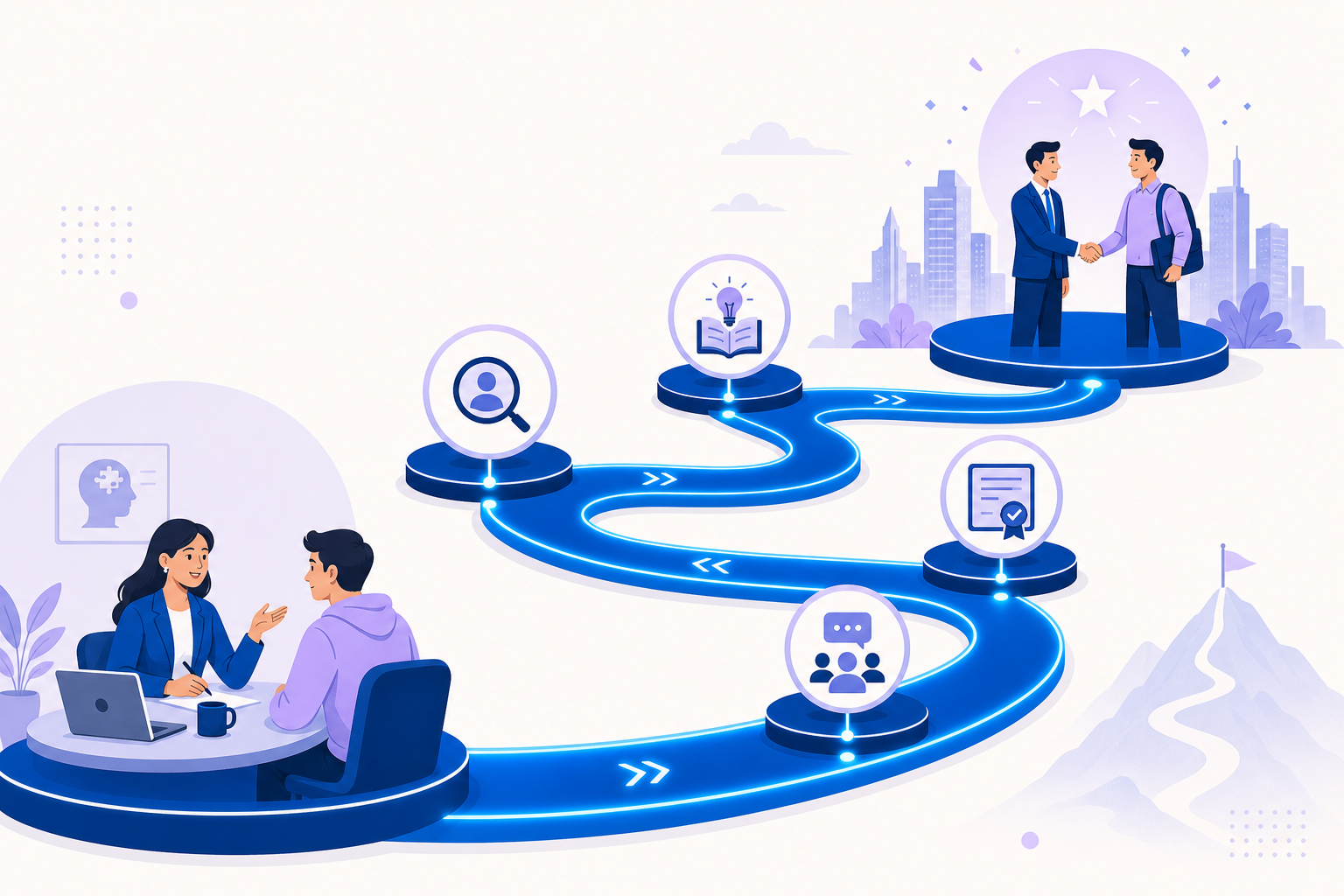 Career roadmap from counseling to placement